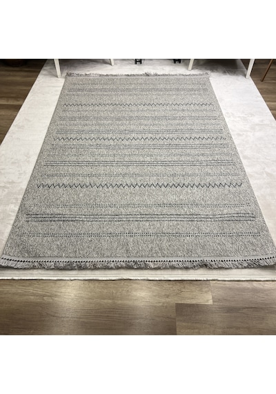 Sanat Halı Lora Plus 3921 Gri İskandinav Halı