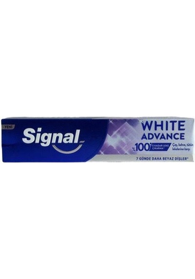 Signal White Advance Diş Macunu Çay Kahve, Tütün Lekelerine Karşı 75 Ml