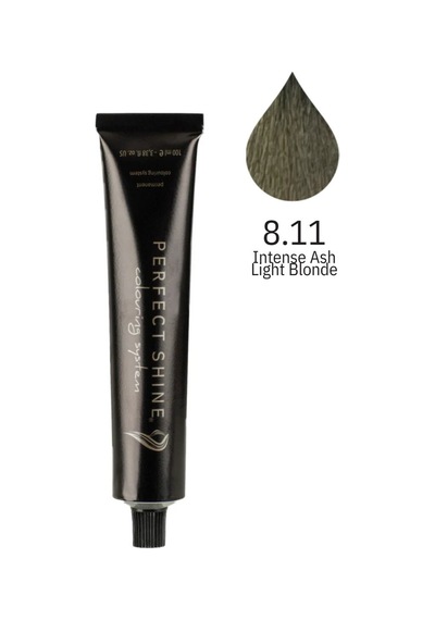 Perfect Shine Permanent Profesyonel Saç Boyası 100 ML Ekstra Yoğun Küllü Açık Kumral Intense Ash
