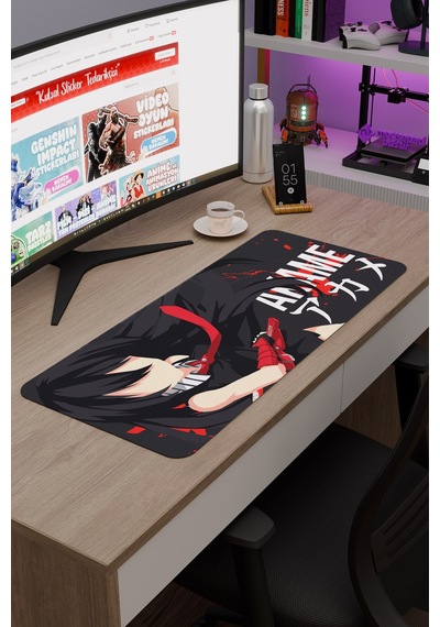 Akame Ga Kill Anime V5 - 70x30 Xl Gaming Kauçuk Kaymaz Taban Mouse Pad Fare Altlığı