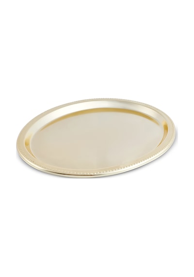 Karaca Fiora Kahve İkram Ve Sunum Tepsisi Gold Gold
