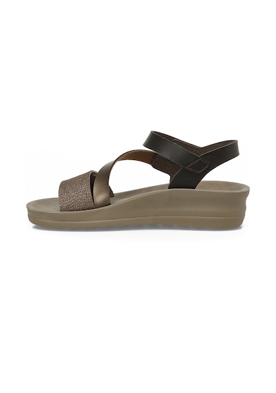 Polaris 409106.z6fx Bronz Kadın Comfort Sandalet 000000000102252290 Altın