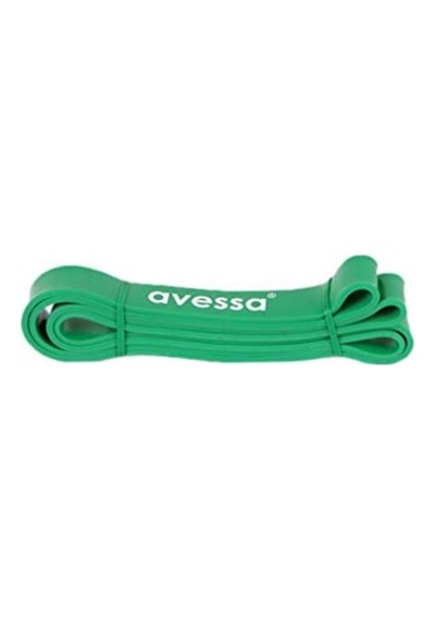 Avessa Latex Güç Bandi 32 Mm Sert 208cm X 3,5 X 32mm Yeşil Açık Bej