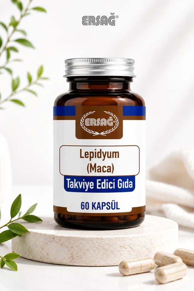Ersağ Lepidyum Maca - 60 Kapsül