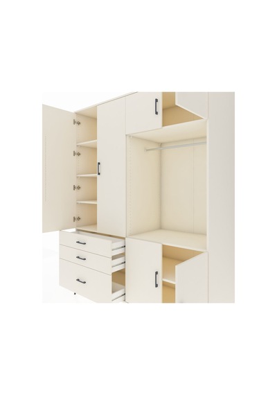 Kronos Gardrop 7 Raflı 3 Çekmeceli Tek Askılı 176x59x221 Aytaşı-aytaşı Aytaşı Kronos Gardrop 7 Raflı 3 Çekmeceli Tek Askılı 176x59x221 Aytaşı-aytaşı Aytaşı