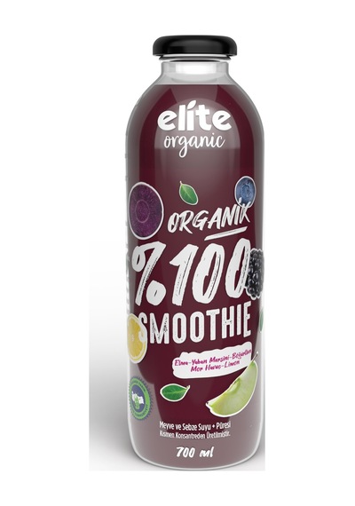 Elite Organik %100 Smoothıe Mor 700 Ml