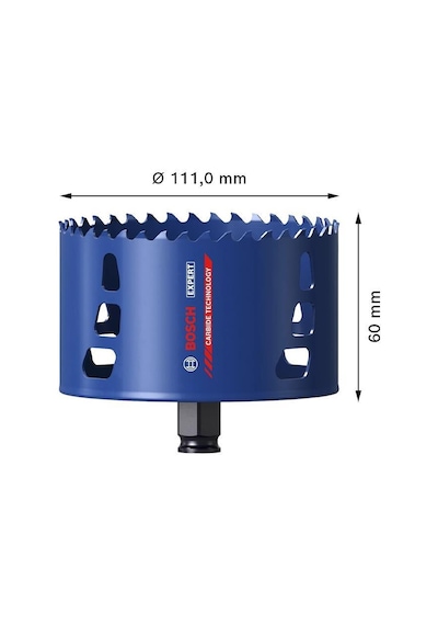 Bosch 111 Mm Expert Sert Malzemeler İçin Panç 2608901902
