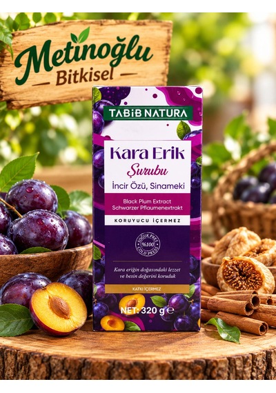 Tabibnatura Kara Erik Şurubu 320 Gr