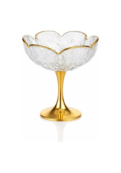 Rose Metal Ayaklı Sunumluk 6 Lı Gold Altın