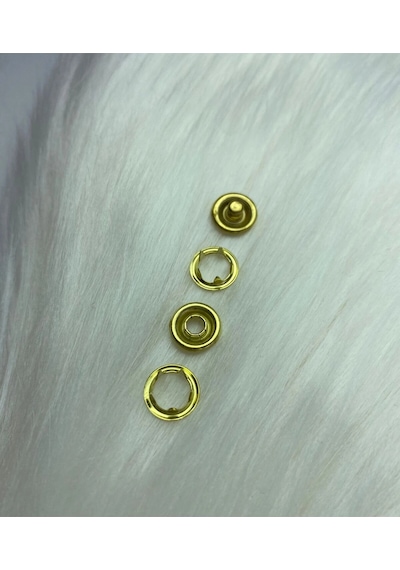 9.5mm Gold Bebe Çıtçıt 100 Adet
