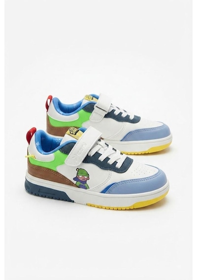 Fort Cool Starex Rahat Esnek Sneaker Erkek Çocuk Spor Ayakkabı Beyaz - Mavi