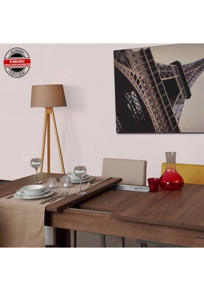 Pasific Home Huqqa Açılır Yemek Masası, Koyu Meşe