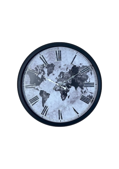 Siyah Atlas Roman 52 X 52 Cm Roman Duvar Saati Diğer
