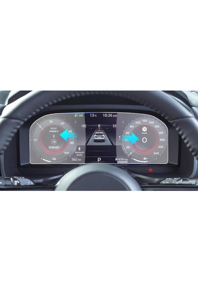 Ennar Nissan Qashqai 12.3 İnç Uyumlu Gösterge Ve Multimedya Uyumlu Nano Ekran Koruyucu 2024-2025