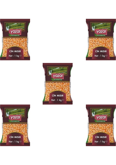 Yazar Patlatmalık Cin Mısır 5 x 1 KG