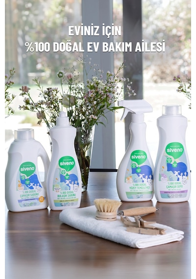 Siveno %100 Doğal Yüzey Temizleyici Bitkisel Leke Çıkarıcı Mermer Fayans Ahşap Yüzeyler 500 ML