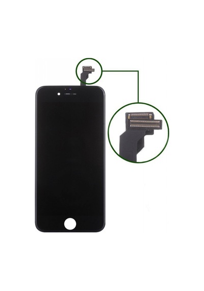 Teknonet Apple Uyumlu iPhone 6 Plus Aa Kalite Lcd+dokunmatik+çıtalı - Siyah