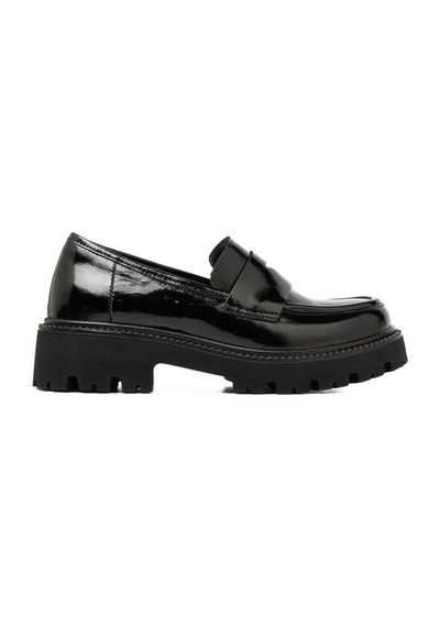 Nero Black Sneaker Günlük Kadın 25k11516xr Vergelio Skin Vernice Nero Bej