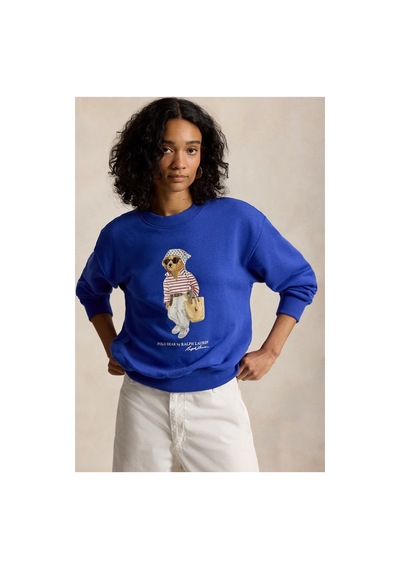 Polo Ralph Lauren Polo Bear Kadın Sweatshirt Mavi