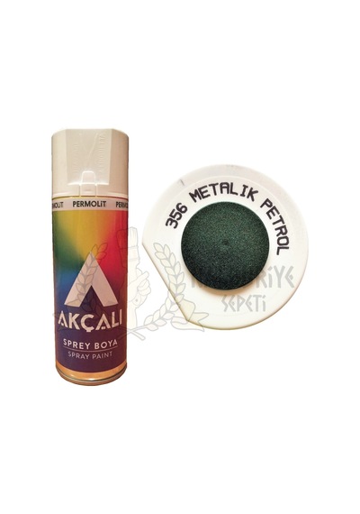 Akçalı Metalik Petrol Mavi simli Sprey Boya 400 ML - 356 Akçalı Metalik Petrol Mavi simli Sprey Boya 400 ML - 356