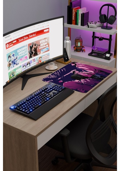 Cowboy Bebop Anime V4 - 48x40 Xl Gaming Kauçuk Kaymaz Taban Mouse Pad Fare Altlığı