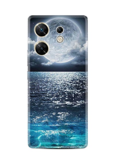 Infınıx Zero 30 4g Kılıf Desenli Silikon Great Moon 1301