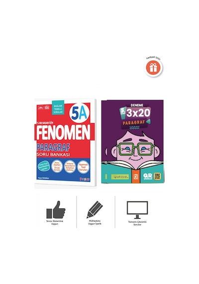 Fenomen 2027 5. Sınıf Bağlam Temelli Paragraf A Soru Bankası Ve 3x20 Paragraf Deneme Bigelio Yayıncılık