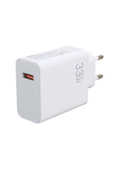 Gerçek Güç 33w Turbo Şarj Saniyeli Usb Adaptör + Usb To Type-c Kablo Turbo Hızlı Şarj Set