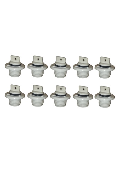 10 Adet Plastik Miçoz. Contalı. 1/2". Dış:25mm - İç:19mm