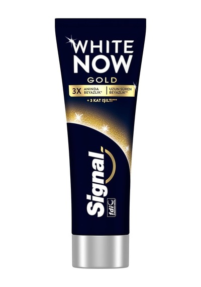 White Now Diş Macunu Gold 3 Kat Işıltı 75 Ml