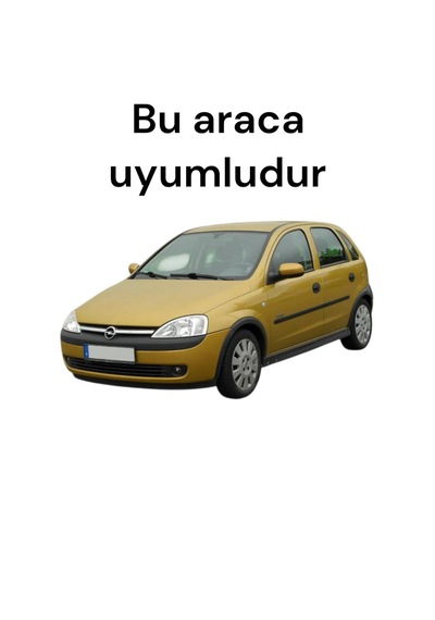 Opel Corsa C 2001-2006 Bagaj Pandizot Bagaj Rafı