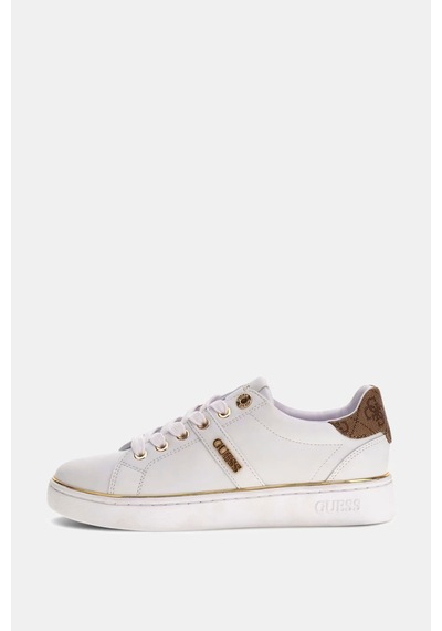 Guess Brıtz Kadın Sneaker Flfbtzele12 Flfbtzele12 Whıte Beyaz