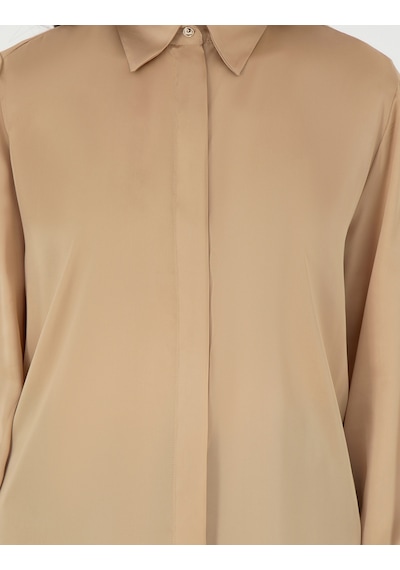 Pierre Cardin Kadın Bej Gömlek Desenli 50296330-vr011 Bej