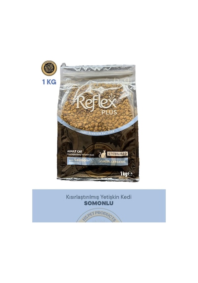 Reflex Plus Somonlu Kısırlaştırılmış Yetişkin Kedi Maması 1kg