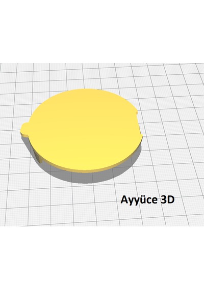 Ayyüce 3d, Mazda 3 Skyactiv 14-16 Arka Tampon Çeki Demiri Kapağı,