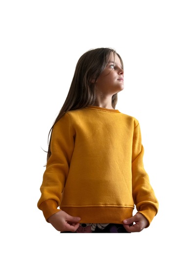 Pxm 3 Iplik Şardonlu Premium Kumaş Düz Çocuk Sweatshirt Sarı Hardal Sarısı Hardal Sarısı Pxm 3 Iplik Şardonlu Premium Kumaş Düz Çocuk Sweatshirt Sarı Hardal Sarısı Hardal Sarısı