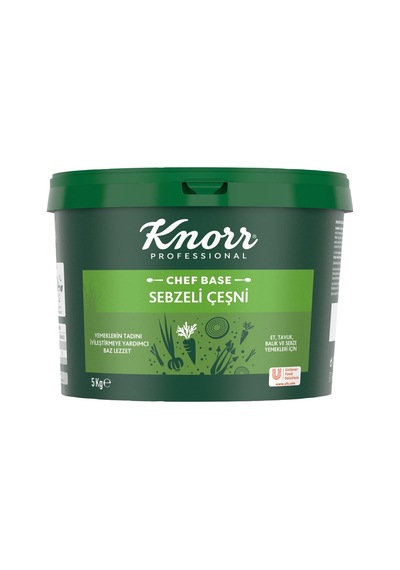 Knorr Chef Base Sebzeli Çeşni 5 Kg - Yemeklere Lezzet Katan Baz Tarı