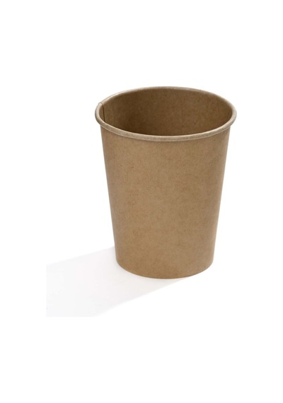7 Oz Single Wall Karton Bardak Kraft 50 Adet 50