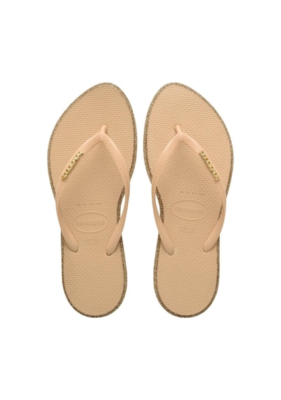 Havaianas Bej - Altın Kadın Plaj Terliği Slım Poınt Glıtter-14177 Havaianas Bej - Altın Kadın Plaj Terliği Slım Poınt Glıtter-14177