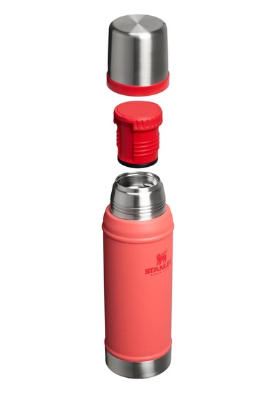 Stanley Klasik Vakumlu Paslanmaz Çelik Termos 0.75 Lt - Hot Coral Kırmızı