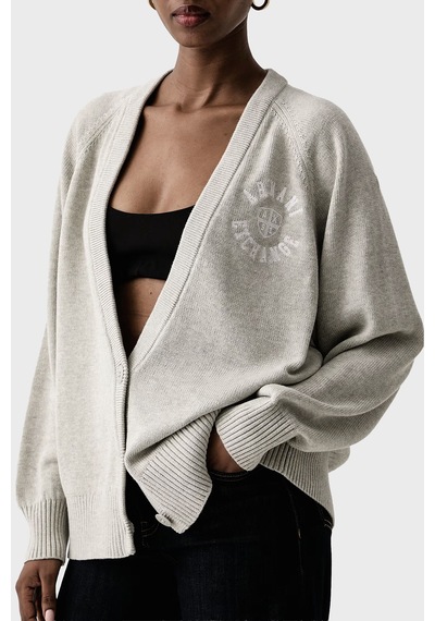 Armani Exchange Logolu % 100 Pamuk V Yaka Düğmeli Hırka Kadın Hırka Xw002878 Af16552 O8019 Gri Melanj Armani Exchange Logolu % 100 Pamuk V Yaka Düğmeli Hırka Kadın Hırka Xw002878 Af16552 O8019 Gri Melanj