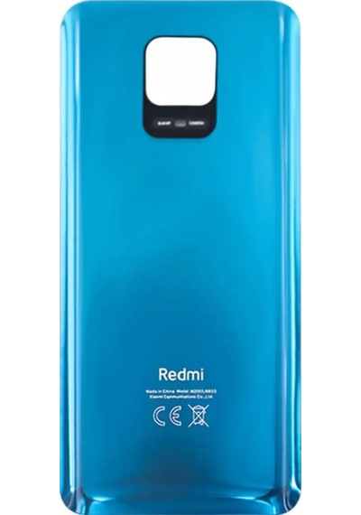Gmr Redmi Uyumlu Note 9 Pro Pil Kapağı Mavi Mavi