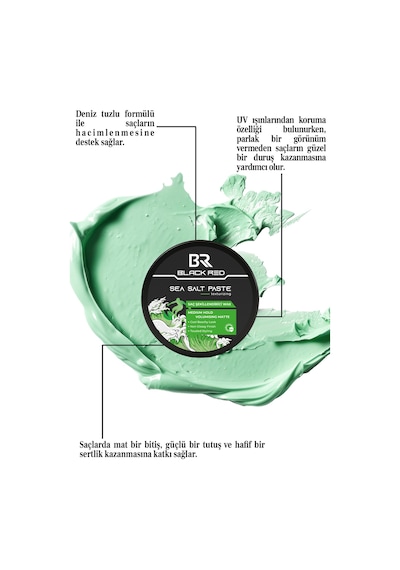 Saç Deniz Tuzu Spreyi - Sea Salt Spray & Wax Saç Şekillendirici Mat Wax Sea Salt Paste - 2'li Set Saçbakım