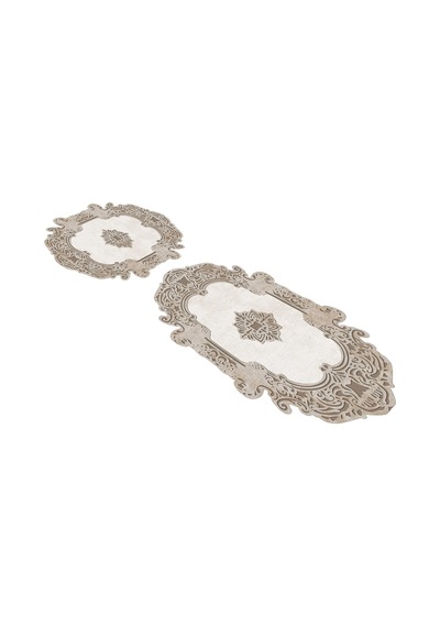Alanur Açelya Lazer Kesim 2 Li Banyo Takimi St210143kr Kahverengi