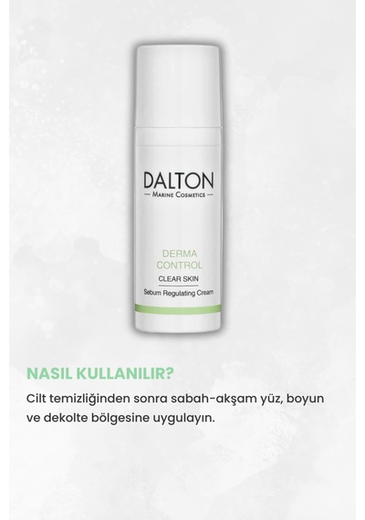 Yağlı Ve Sivilceli Cilt Için Arındırıcı Derma Control Yağ Dengeleyici Krem - 56837054