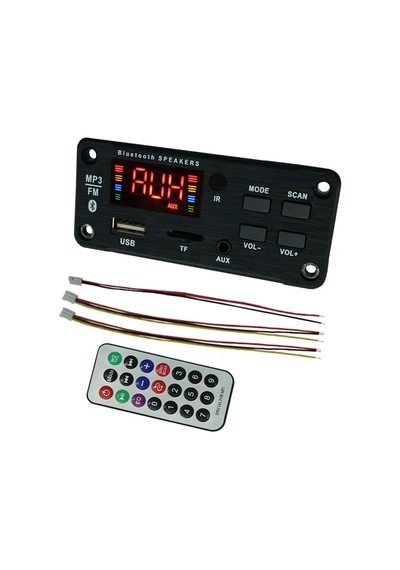 "ses Yükseltmesi İçin Renkli Lcd Ekranlı Araba Bluetooth Mp3 Kod Çözücü Kartı"