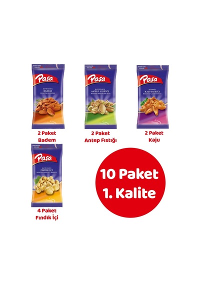 Paşa Kuruyemiş Karışık 10 x 40 G
