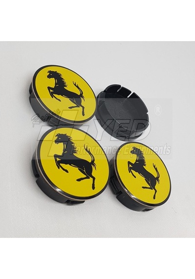 Jant Göbeği Ferrari 65/62 62Mm Yuva 4Lü Set Sarı
