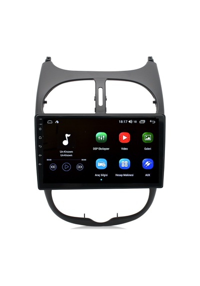 Peugeot 206 Android Multimedya Navigasyon Oem
