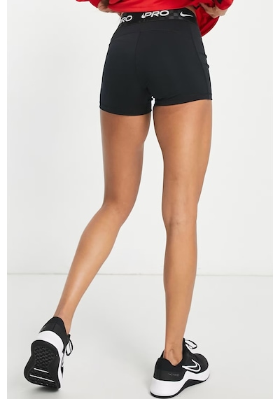 Nike Dri Fit Training Pro Graphic 3" Womens Shorts Kadın Tayt Şort Siyah